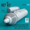 RESKIT RS72-0558 S-25-O air-to-ground rocket (2 pcs) (3D Printed) 1/72